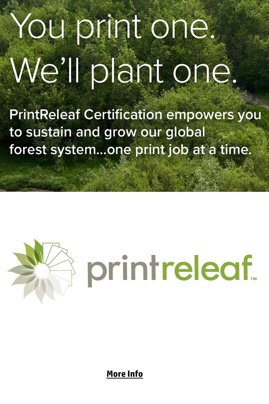 Printreleaf Lifetime Impact Statement