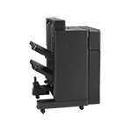 Booklet maker w/ hole punch